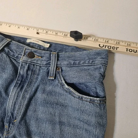 Levi's Women's Mid-Rise '94 Baggy Wide Leg Jeans - Take Chances 28x29 Distressed - Picture 5 of 9